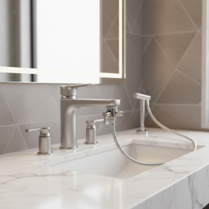 Adaptateur de robinet de dérivation de robinet, séparateur d&rsquo;évier de cuisine, adaptateur de dérivation de douche, connecteur de robinet d&rsquo;eau, accès de Bidet de toilette