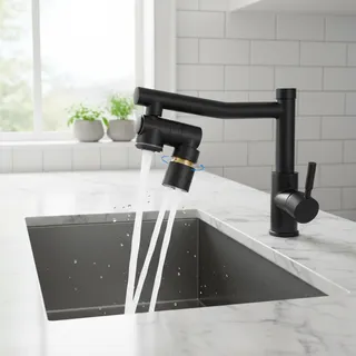 Robinet universel pour lavabo de cuisine