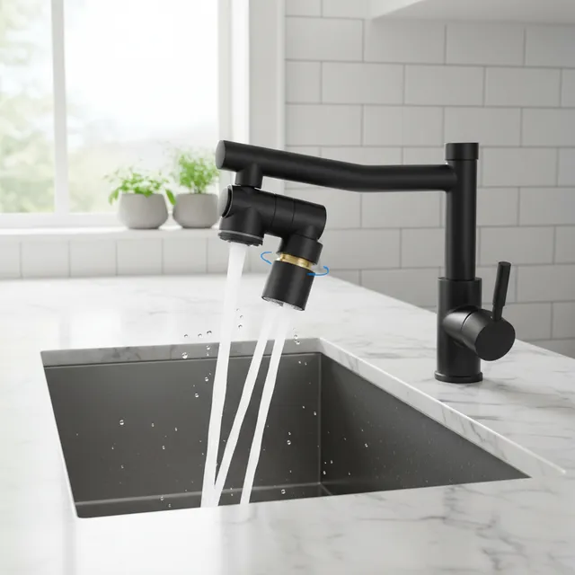 Robinet universel pour lavabo de cuisine