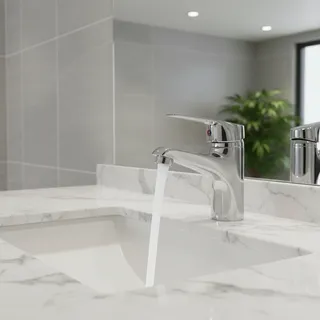 Robinet de lavabo robinets de salle de bains mitigeur chaud et froid…