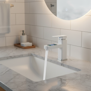 Robinet de lavabo numérique intelligent en laiton, robinet de contrôle de la température, robinet de lavabo d’eau chaude et froide, robinets mélangeurs montés de salle de bains Robinet de lavabo numérique intelligent en laiton, robinet de contrôle de la température, robinet de lavabo d’eau chaude et froide, robinets mélangeurs montés de salle de bains