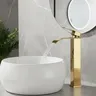 Robinet de lavabo cascade en acier inoxydable – vue 1