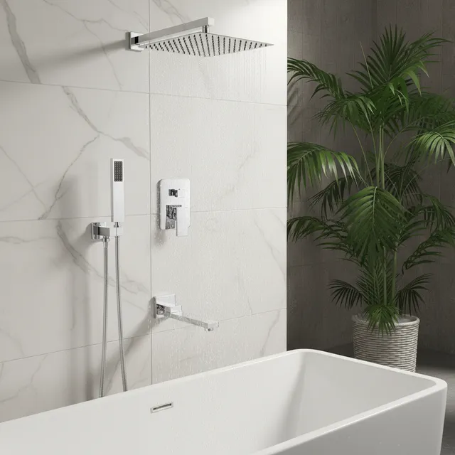 Ensemble de robinets de douche à effet de pluie