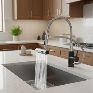 Robinet d’extension pivotant universel à trois modes, cascade de cuisine, buse anti-éclaboussures, évier, accessoires de cuisine multifonctions, nouvelle collection Robinet d’extension pivotant universel à trois modes, cascade de cuisine, buse anti-éclaboussures, évier, accessoires de cuisine multifonctions, nouvelle collection