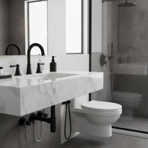 Robinets de lavabo de salle de bains, robinets d’arrêt d’angle, finition en laiton noir, vanne d’arrêt G1/2 « , salle de bains, toilettes, Bidet, douche, robinet d’eau Robinets de lavabo de salle de bains, robinets d’arrêt d’angle, finition en laiton noir, vanne d’arrêt G1/2 « , salle de bains, toilettes, Bidet, douche, robinet d’eau