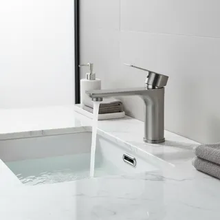 Robinet mitigeur chaud et froid pour lavabo de salle de bains…