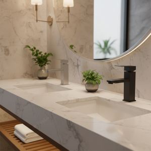 Robinet d&rsquo;Eau Chaude et Froide en Acier Inoxydable, Lavabo F/05 et Accessoires de Baignoire, Ensemble d&rsquo;Évier