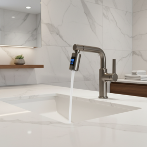 PLAN5 Modes Chaud et Froid avec Affichage Numérique LED, Lavabo Tirant PLAN5 PLAN5 Modes Chaud et Froid avec Affichage Numérique LED, Lavabo Tirant PLAN5