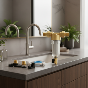 Robinets en cuivre filtre à eau chauffe-eau en acier inoxydable pré-filtre matériel outil accessoires maison cuisine robinet fournitures Robinets en cuivre filtre à eau chauffe-eau en acier inoxydable pré-filtre matériel outil accessoires maison cuisine robinet fournitures