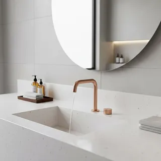 Robinet de salle de bains séparé
