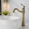 Anitque robinet de lavabo de salle de bains…