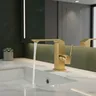 Robinet mitigeur de lavabo en laiton de luxe