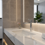 VGX robinet de salle de bains mitigeur de lavabo extractible, grand robinet de lavabo de haute gastronomique, robinet d&rsquo;eau haute, grue rotative chaude et froide