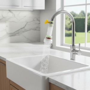 Robinet de cuisine anti-éclaboussures, peut pivoter prolonger le filtre, robinet d&rsquo;eau universel pour la maison, lavabo multifonction, robinet de douche