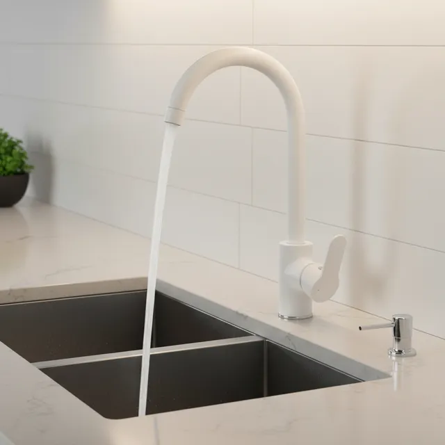 Robinet mitigeur chaud et froid domestique moderne