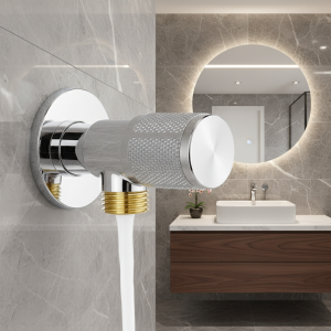 Vanne d’angle en laiton pour évier de cuisine, entrée grise, vanne HOOutlet, inverseur de ark G1/2, arrêt d’eau de ark, F/05 ets Vanne d’angle en laiton pour évier de cuisine, entrée grise, vanne HOOutlet, inverseur de ark G1/2, arrêt d’eau de ark, F/05 ets