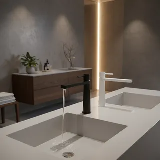 Robinet mitigeur de lavabo de salle de bains