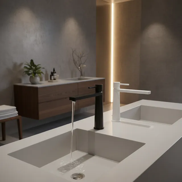 Robinet mitigeur de lavabo de salle de bains