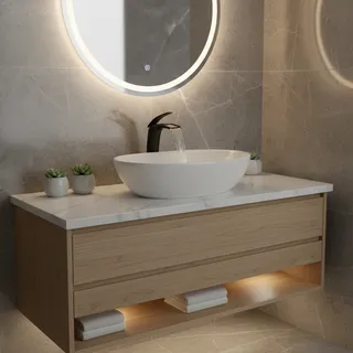 Robinet de lavabo en laiton massif