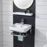 Lavabo à support en acier inoxydable
