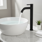 Robinet en acier inoxydable monté sur pont, robinet de ark, simple, froid