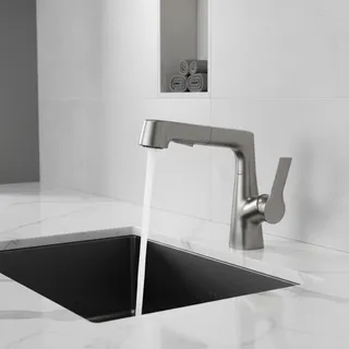 Mitigeur cuisine monocommande bec pivotant douchette extractible…