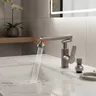 Robinet de lavabo de salle de bain universel avec tuyau… – vue 1