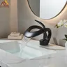 Robinet de lavabo cascade en laiton massif