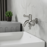 Robinet de toilette mural rotatif multifonctionnel en acier inoxydable, Machine à laver, robinet de jardin extérieur, robinet d&rsquo;eau