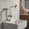 Robinets d'évier de lavabo en acier…