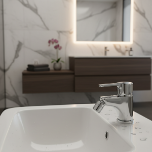 Robinet mitigeur en laiton, robinet de Bidet, salle de bains, trou unique, Chrome fini, robinet de Bidet monté sur le pont