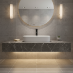 Robinet de centre commercial chaud et froid à trou unique, robinet de bassin noir, robinet de peinture en acier inoxydable