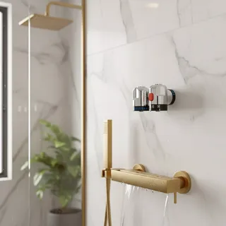 Paire têtes thermostatiques manettes commande température précision…