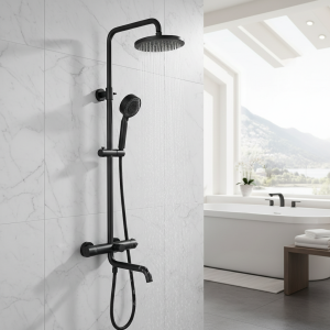 Robinet de douche thermostatique en laiton, douche thermostatique, robinet de baignoire mural, centre commercial Robinet de douche thermostatique en laiton, douche thermostatique, robinet de baignoire mural, centre commercial