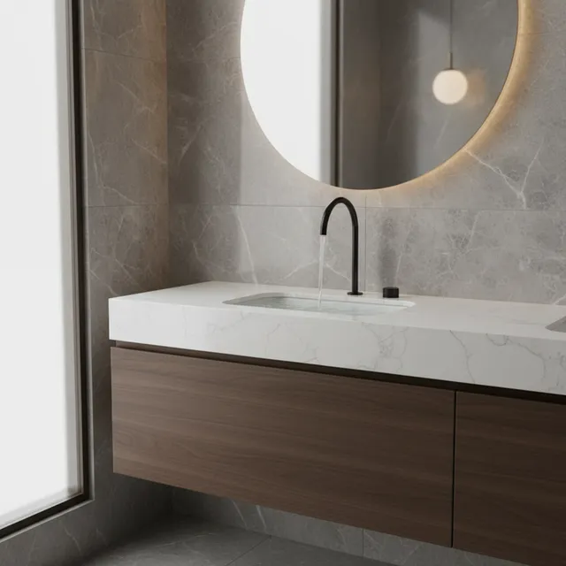 Robinet de lavabo noir