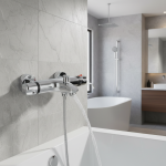 Robinet de douche thermostatique robinet de douche mitigeur thermostatique robinet de douche robinet de salle de bains combiné eau Long bec robinet de baignoire