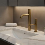 Robinet de lavabo de salle de bains, mélangeur en laiton bronze Antique, cuivre massif, robinet de luxe de style européen, grue torneiras para banheiro