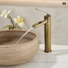 Robinets de lavabo robinet en laiton Antique salle de… – vue 1