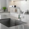 Robinet de cuisine extractible cascade