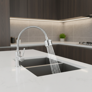 Robinet d&rsquo;évier 2/3 Modes, Rotation à 360 degrés, Tube d&rsquo;extension de filtre, robinet d&rsquo;économie d&rsquo;eau de douche, accessoires de cuisine universels, Gadgets