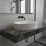 Lavabo rabattable non fendu, bouton poussoir pour déchets, pivotant en laiton massif avec Chrome, filtre de lavabo à débordement interne pour salle de bains