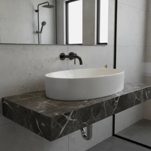 Lavabo rabattable non fendu