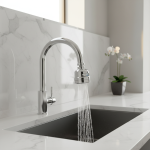 Robinet de cuisine pivotant à 360 degrés, aérateur réglable, double Mode, filtre de pulvérisation, diffuseur, buse d&rsquo;économie d&rsquo;eau, connecteur de robinet de bain