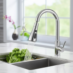 Fonctionne de filtre de robinet, évier de cuisine, douche, filtre d&rsquo;évier, buse extractible, salle de bains, toilettes, tête de robinet de cuisine