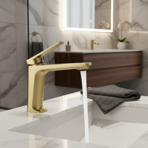 Robinet de ark chaud et froid en cuivre, robinet HOmall noir moderne, or brossé, gris, chrome, nouveau Robinet de ark chaud et froid en cuivre, robinet HOmall noir moderne, or brossé, gris, chrome, nouveau