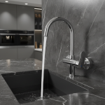 Robinet de lavabo de cuisine chaud et froid dans le mur, lavabo de balcon, robinet à Valve d&rsquo;eau mixte tout en cuivre