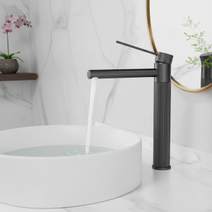 Robinet de lavabo en acier inoxydable, robinets de salle de bains or/noir, grand robinet d’évier, mélangeur d’évier d’eau chaude et froide, robinet de salle de bains Robinet de lavabo en acier inoxydable, robinets de salle de bains or/noir, grand robinet d’évier, mélangeur d’évier d’eau chaude et froide, robinet de salle de bains