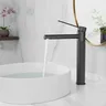 Robinet de lavabo en acier inoxydable – vue 1