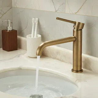 Robinets de lavabo Robinet de salle de bains en bronze antique Robinet…