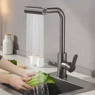 Robinet de cuisine en acier inoxydable